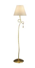 Paola Gold-Cream Floor Lamps Mantra Traditional Floor Lamps